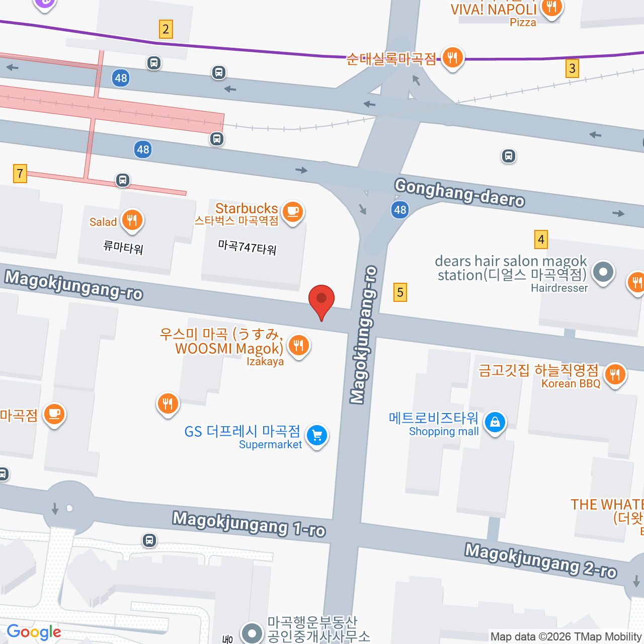 서울 본사 위치 지도